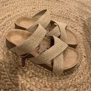 Blowfish Malibu Miri platform rattan sandals